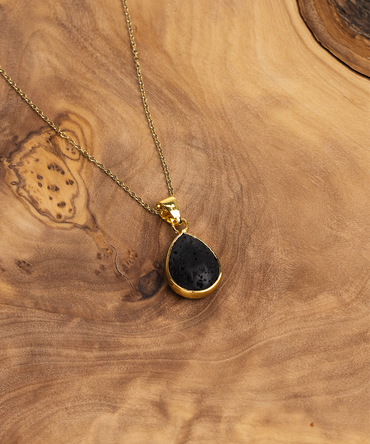 Collar de piedra de lava difusora dHH