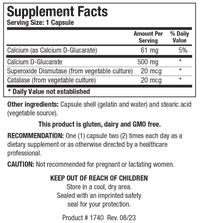 Ca D-Glucarate