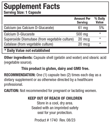 Ca D-Glucarate