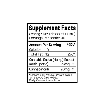 FS-20 HEMP EXTRACT (1 OZ)