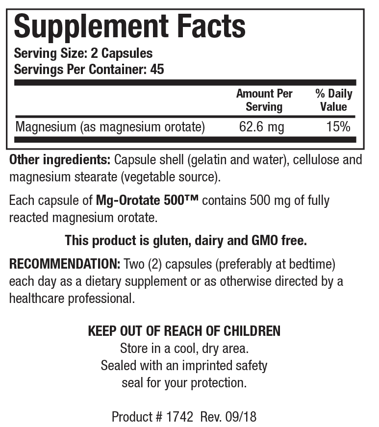 Mg-Orotate 500™