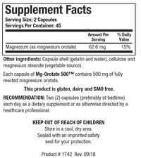 Mg-Orotate 500™