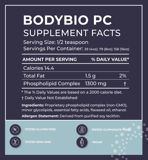 BodyBio PC (Phosphatidylcholine-Liquid)